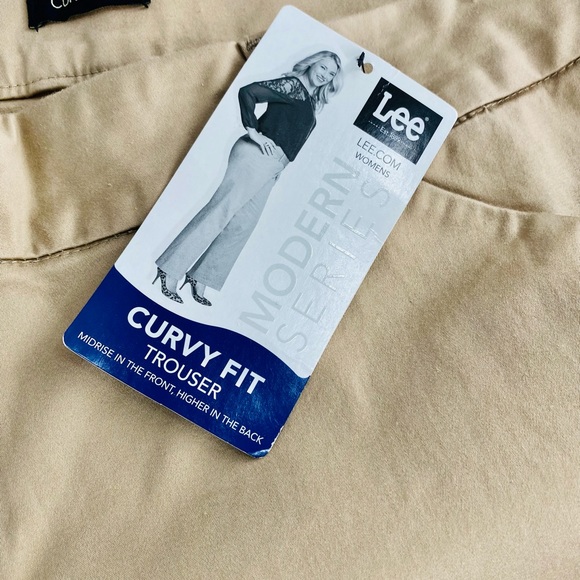 COPY - Lee curvy fit trouser no gap waistband khaki pant NWT - Picture 6 of 10